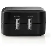 Nedis Cargador De Pared Usb Wchau484abk