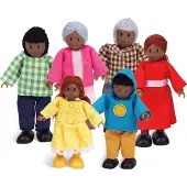 Hape Muñeca De Familia Afroamericana Feliz