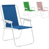Marbueno Summer Silla Plegable Fija Aluminio 10169 59x51x75 Cm Surtido