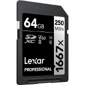 Lexar SDXC Professional 64GB 1667x UHS-II