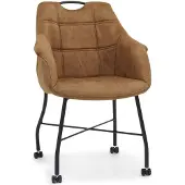 MX Sofa Silla Promise con ruedas, estructura de metal