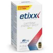 Etixx Caja De Shots Energéticos Caffeine 80mg 9x25ml Manzana