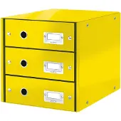 Leitz 6048 WOW cajonera amarillo (3 cajones)