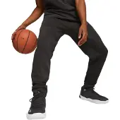 Puma Pantalón deportivo 'Hoops Team Dime' negro