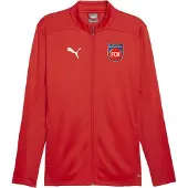 Puma Chaqueta de chándal azul real / arándano / blanco