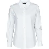 Ralph Lauren para mujer. 200684553001 Camisa Easy Care Stretch blanco (XS), Algodón, Clásico, Manga larga, outlet