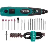 Vonroc Multi herramienta rotativa 4V | Incl. 31 accesorios y charger