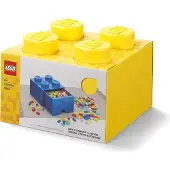LEGO Ladrillo de Almacenamiento de 4 Espigas con Cajón (amarillo)