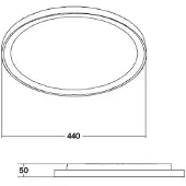 Brumberg Plafón LED Sunny Midi, DALI, 3.000 K, blanco