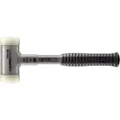 HALDER Schonhammer, diámetro 50 mm, 1200 g, Supercraft, sin válvula de retención, nylon, blanco - 3377050