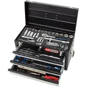 Ks Tools 918.0250, acero cromo-vanadio, 22 kg, 99 herramientas