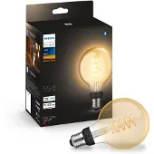 Philips Hue Filamento White Globo G93 - Bombilla Inteligente E27