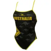Turbo Traje De Baño De Tiras Finas Australia Kangaroo Signal