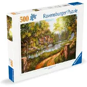 Ravensburger Cabaña Junto Al Río (12000218) Rompecabezas 500 Piezas