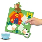SES Creative Juego De Mesa My First Sticking Animals