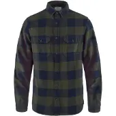 Fjällräven - Övik Heavy Flannel Shirt - Camisa size XL, negro
