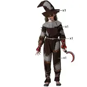 Atosa Disfraz De Niña Scarecard Blood