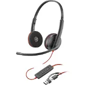 HP Poly Auriculares Voip Bw 3220 Usb-c +usb-c/a