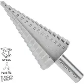 Graphite Broca escalonada de grafito, modelo 57H739, acero rápido