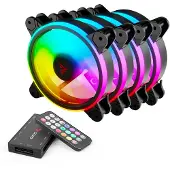 Savio Ventilador Fan-01 Argb 120 Mm 4 Unidades