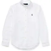 Ralph Lauren Camisa manga larga TOUNIA niña - Blanco - 10 ans