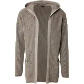 INDICODE JEANS Cárdigan 'Graham' gris oscuro