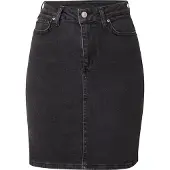 Trendyol Falda negro denim