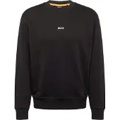 BOSS para hombre. 50514541 Sudadera WeSmallcrew negro (S), Casual, Algodón, outlet 2026.