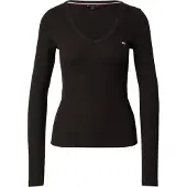 Tommy Hilfiger Camiseta De Manga Larga Con Cuello Pico Essential Rib Slim Fit