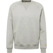 Carhartt WIP - Sudaderas - Chase Sweat Grey Heather Gold de Algodón - Talla M - Gris