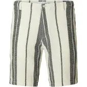 Selected Pantalón 'West' verde / offwhite
