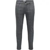 Only & Sons Pantalón chino 'ONSMark' azul noche / taupe / gris oscuro
