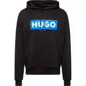 HUGO Sudadera 'Nalves' azul oscuro / negro / offwhite