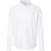 Les deux Camisa 'Konrad' naranja / blanco