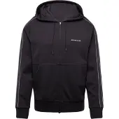 Michael Kors Sudadera con cremallera negro / blanco