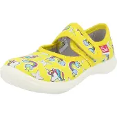 Beck Zapatillas de casa 'Yellow Dream' azul claro / amarillo / fucsia / blanco