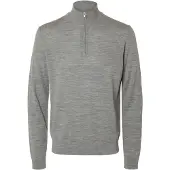 Selected Jersey 'SLHTray' gris moteado