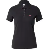 Levi's Camiseta 'Slim Polo Shirt' rojo / negro