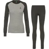 Odlo - Women's Active Warm Special Set - Ropa interior fibra sintética size M, gris