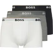 HUGO BOSS Calzoncillo boxer 'Power' gris moteado / negro / blanco