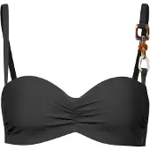 LASCANA Top de bikini 'Wire' negro