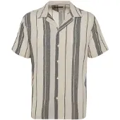 Trendyol Camisa beige / negro