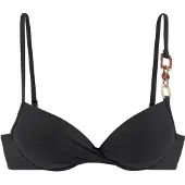 LASCANA Top de bikini negro