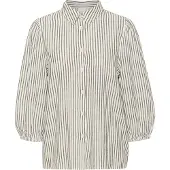 Kaffe Blusa 'KAmilia' negro / blanco