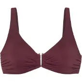 LASCANA Top de bikini burdeos