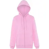 Libbi Sudadera con cremallera rosa claro