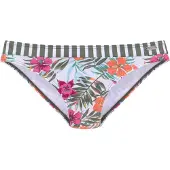 Venice beach Braga de bikini 'Summer' oliva / lila / rosa oscuro / blanco