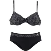 Kangaroos Bikini gris / negro