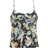 Sunseeker Top de tankini verde hierba / naranja claro / negro