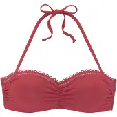 s.Oliver Top de bikini rojo sangre